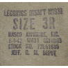 Guêtres en toile, US Army, 3R, NASCO AWNINGS, INC. 1942