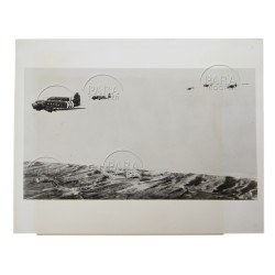 Photo, C-47 & gliders, Overlord, D-Day, 1944