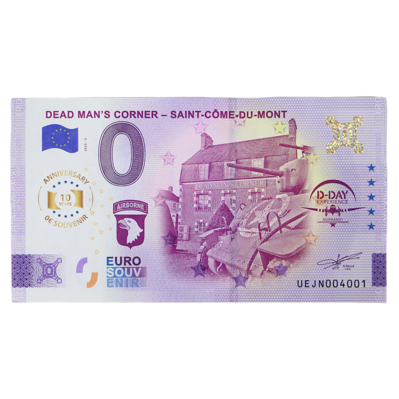 Banknote, DEAD MAN'S CORNER, 2025, Anniversary