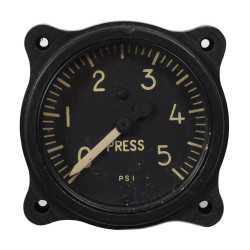 Gauge, Hydrolic Pressure, Dashboard, Air Corps, 1942