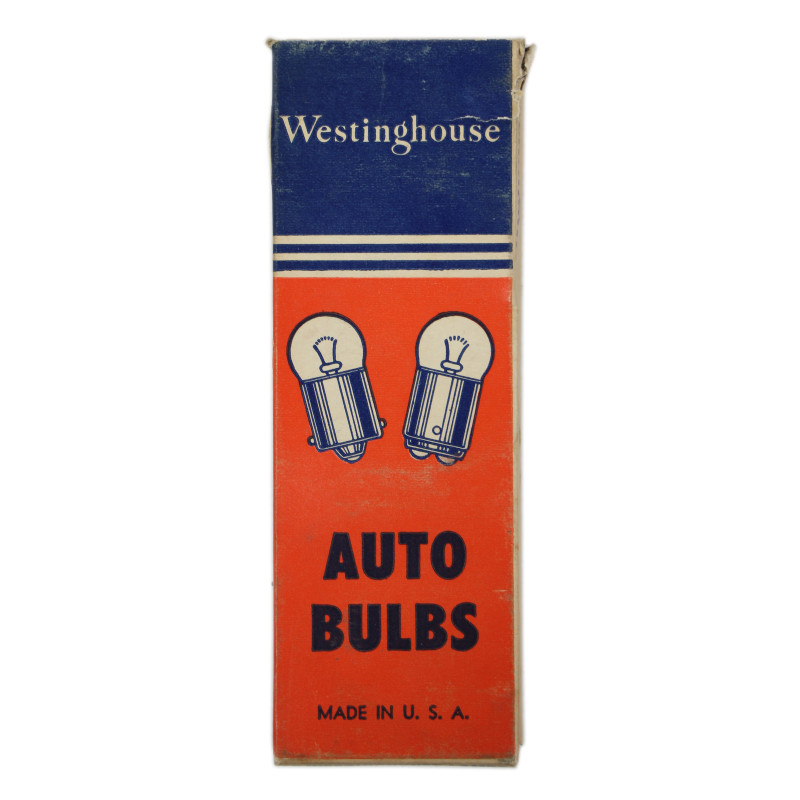 Ampoule Westinghouse - No. 303F, Aviation