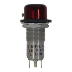 Voyant lumineux, Rouge, Type 130, KORRY MFG. CO., USAAF, 1944