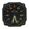 Jauge de pression d'huile, double, tableau de bord, Air Corps, Type B-9A, 1942