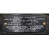 Jauge de pression d'huile, double, tableau de bord, Air Corps, Type B-9A, 1942