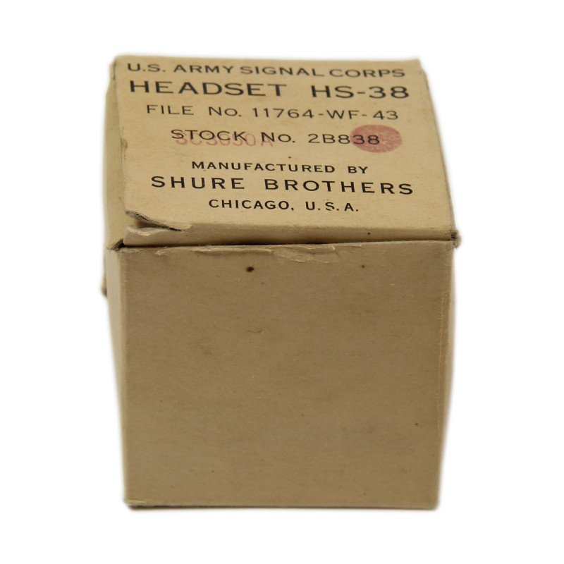 Headset, ANB-H-1/HS-38, US Army Signal Corps, 1943, in Box