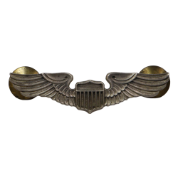 Brevet de pilote USAAF, 2-inch, LGB (Balfour), Sterling
