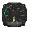 Jauge de pression d'air, double, tableau de bord, Air Corps, Type D-8A, 1941