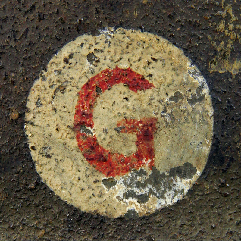 Casque M-1917, Co. G, 319th Inf. Reg., 80th Infantry Division, Somme, Meuse-Argonne, Saint-Mihiel