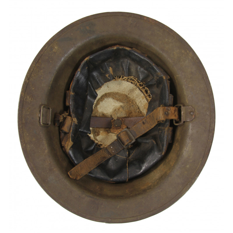 Casque M-1917, Co. G, 319th Inf. Reg., 80th Infantry Division, Somme, Meuse-Argonne, Saint-Mihiel
