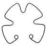 Gasket, 'Spider', for Canister, Mask, Gas, German, Normandy
