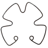 Gasket, 'Spider', for Canister, Mask, Gas, German, Normandy