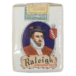 Paquet de cigarettes, Ration, Raleigh, For Victory Buy United States War Bonds and Stamps