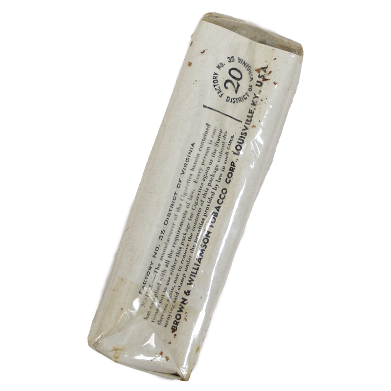 Paquet de cigarettes, Ration, Raleigh, For Victory Buy United States War Bonds and Stamps