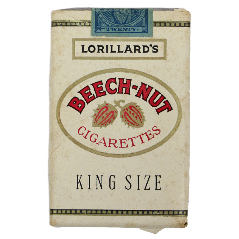 Paquet de cigarettes Beech-Nut, 1942