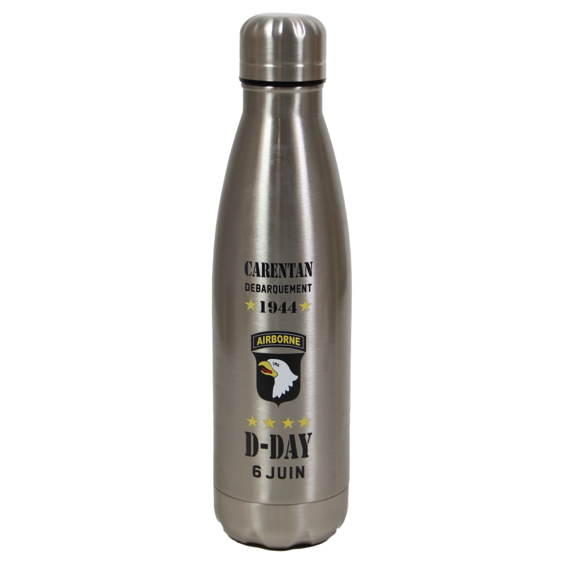 Insulated bottle, inox, D-Day, 6 juin