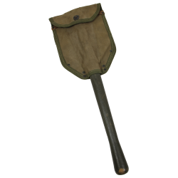 Pelle pliante M1943, AMES 1944, avec étui 1er type, ST. JOSEPH TENT & AWNING CO. 1944