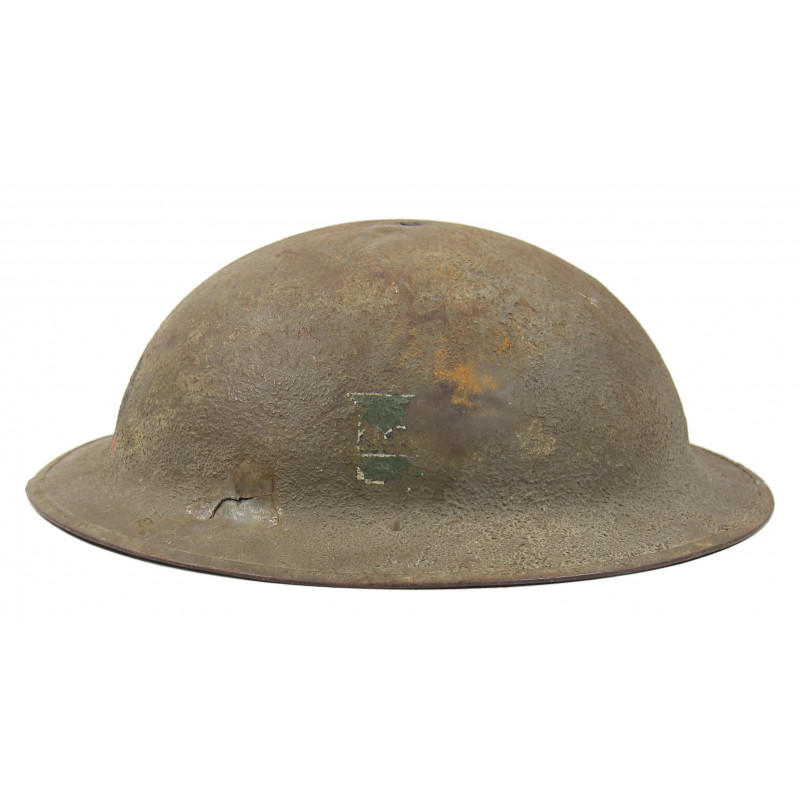 Helmet, M-1917, Battery B, 315th Field Arty Reg., 80th Infantry Division, Somme, Meuse-Argonne, St. Mihiel