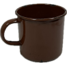 Mug, Enamel, Brown, British, JURY 1945