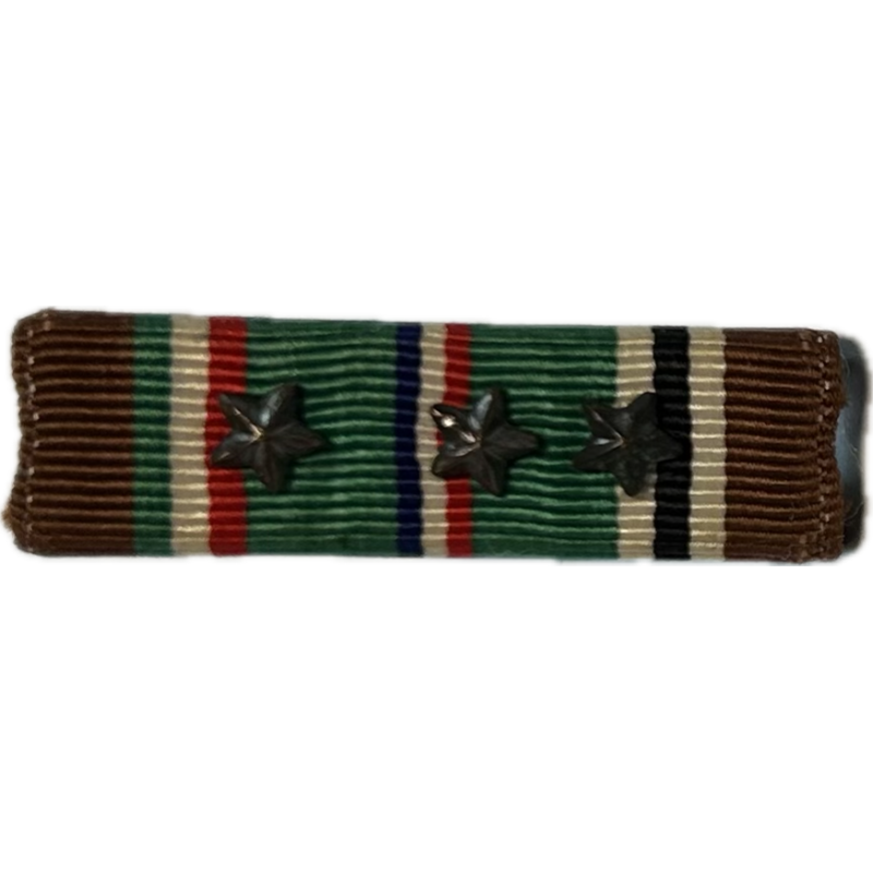 Ribbon, European African Middle Eastern Campaign, 3 stars