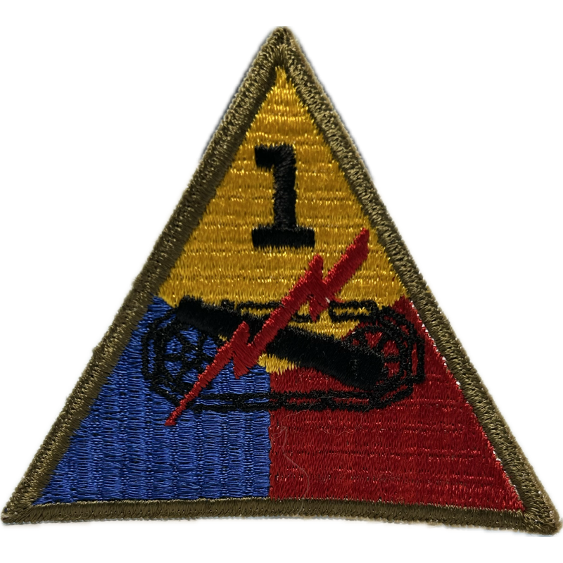 Patch, 1st Armored Division, MTO, GEMSCO