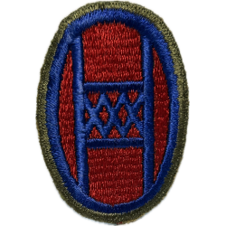 Insigne, 30th Infantry Division, bord vert, GEMSCO