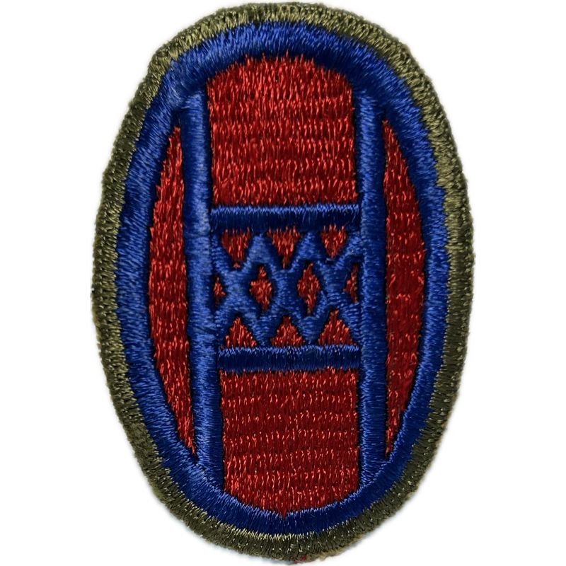 Insigne, 30th Infantry Division, bord vert, GEMSCO