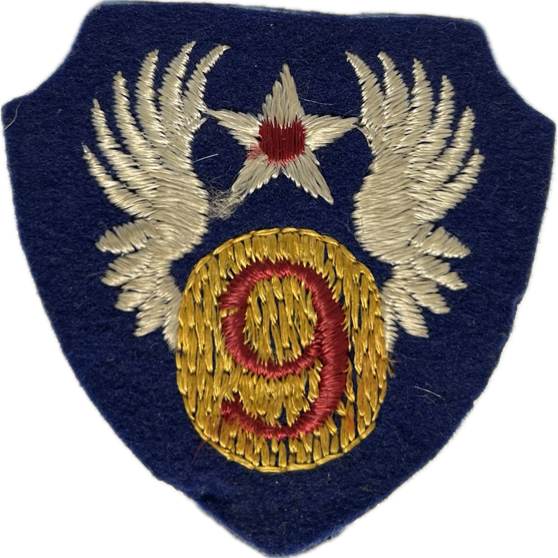 Insigne, 9th Air Force, USAAF, British Made