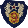 Insigne, 9th Air Force, USAAF, British Made