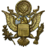 Insigne de casquette officier, US Army