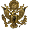 Insigne de casquette officier, US Army