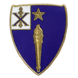 Crest, DUI, 46th Inf. Rgt., 5th Armored Division, PB, Normandy, Ardennes