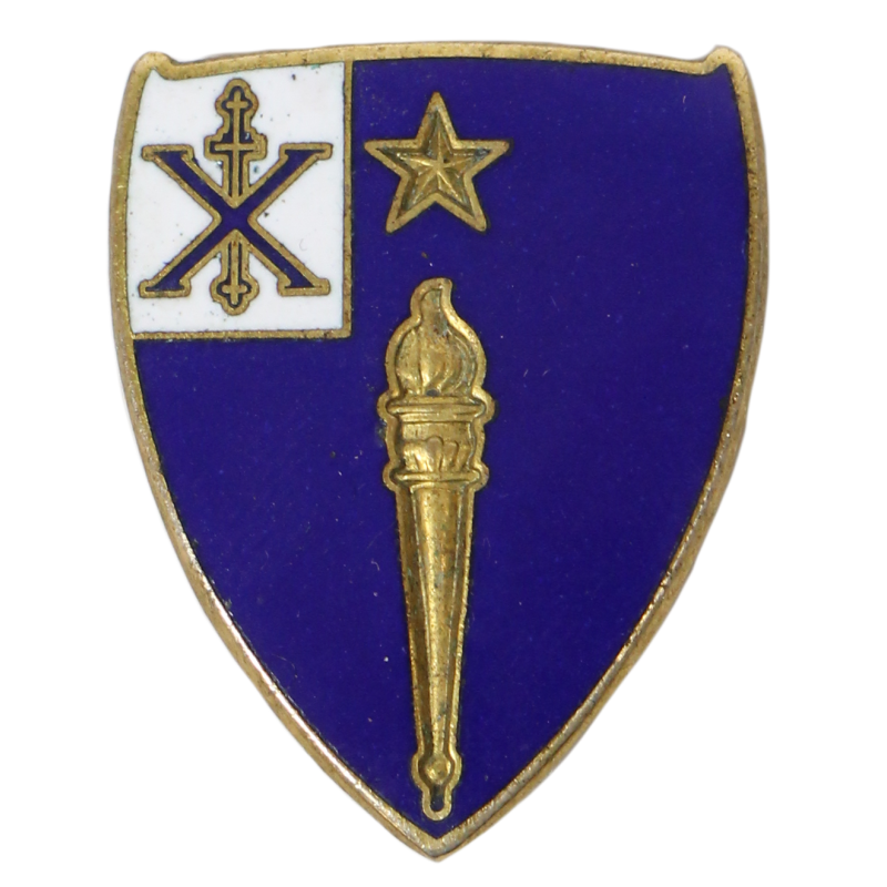 Crest, DUI, 46th Inf. Rgt., 5th Armored Division, PB, Normandy, Ardennes
