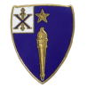 Crest, DUI, 46th Inf. Rgt., 5th Armored Division, PB, Normandy, Ardennes