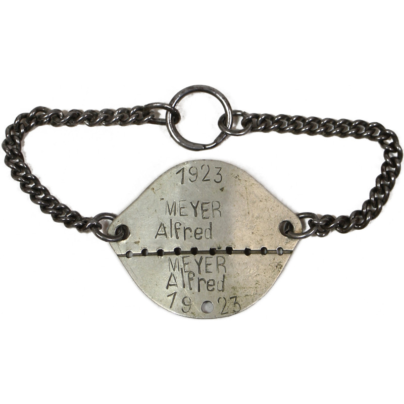 Dog Tag, French, Alfred Meyer, Mulhouse