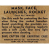 Masque facial pour tireur bazooka, AMERICAN OPTICAL CO. 1944, dans sa boîte