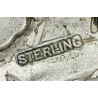 Wings, Pilot, USAAF, 3-inch, Sterling, N.S. MEYER, INC., Pin Back