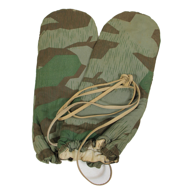 Moufles réversibles, camouflage éclat, Wehrmacht