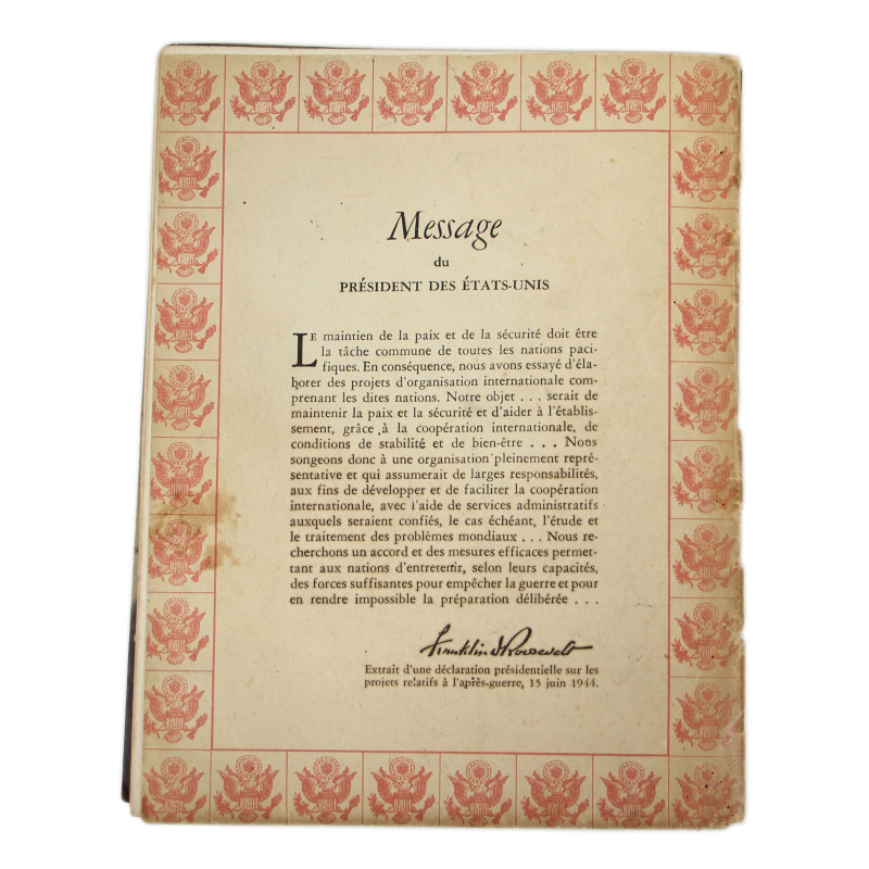 Booklet, U.S.A. - Portrait en Miniature de l'Amérique et des Américains en temps de guerre, Vol. 2, No. 1, 1944