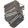 Plaques d'identité, Dog Tags, Cpt. John Gerstner, 8th Infantry Division