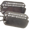 Plaques d'identité, Dog Tags, Cpt. John Gerstner, 8th Infantry Division