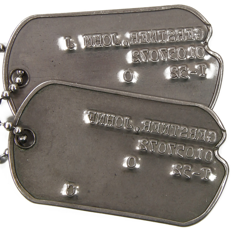 Dog Tags, John Gerstner, Cpt. 8th Infantry Division