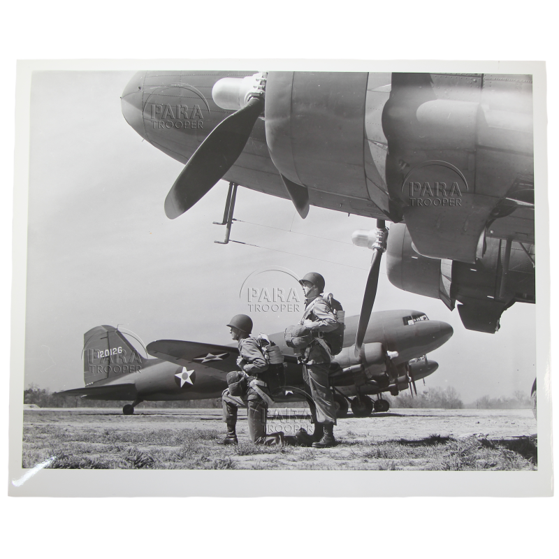 Photographie, US Army, parachutistes, Fort Benning, 1942