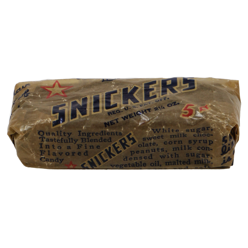 Emballage de barre chocolatée, SNICKERS