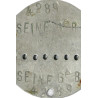 Plaques d'identité françaises, Arsène Rondet, 224e Régiment d'infanterie, 1914-1918, blessé au combat