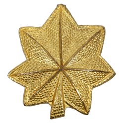 Grade en métal de Major, à épingle, "Snowflake"