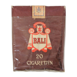 Paquet de cigarettes allemandes, BALI, Armée française, vide