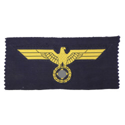Aigle de poitrine, Kriegsmarine, BeVo, fond bleu