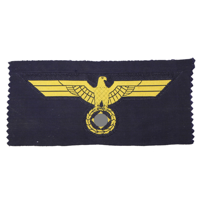 Aigle de poitrine, Kriegsmarine, BeVo, fond bleu