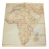 Map, German, Afrika-Karte, Wehrmacht, 1941