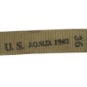 Ceinture de pantalon troupe, US Army, J.Q.M.D. 1942, taille 36